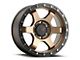 DX4 Wheels NITRO Frozen Bronze with Black Lip 6-Lug Wheel; 17x8.5; -18mm Offset (99-06 Silverado 1500)