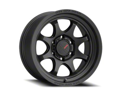 DX4 Wheels Rhino Flat Black 6-Lug Wheel; 17x8.5; 0mm Offset (99-06 Silverado 1500)
