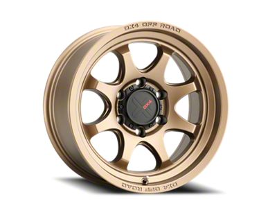 DX4 Wheels Rhino Frozen Bronze 6-Lug Wheel; 17x8.5; 0mm Offset (99-06 Silverado 1500)