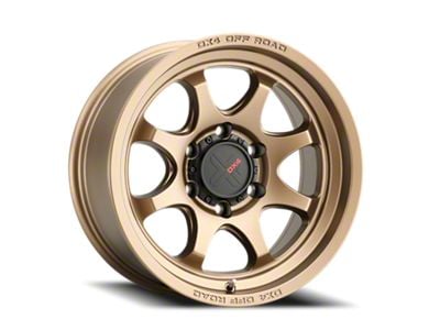 DX4 Wheels Rhino Frozen Bronze 6-Lug Wheel; 17x8.5; -18mm Offset (99-06 Silverado 1500)