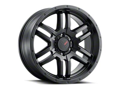 DX4 Wheels DYNO Flat Black 6-Lug Wheel; 18x8; 25mm Offset (23-24 Canyon)