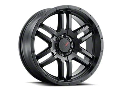 DX4 Wheels DYNO Flat Black 6-Lug Wheel; 18x8; 35mm Offset (23-24 Canyon)