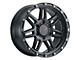 DX4 Wheels REBEL Flat Black 6-Lug Wheel; 17x8.5; -6mm Offset (23-24 Canyon)