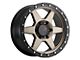 DX4 Wheels RECON Matte Bronze with Black Ring 6-Lug Wheel; 17x8.5; 10mm Offset (23-24 Canyon)