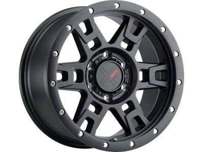 DX4 Wheels TERRAIN Flat Black 6-Lug Wheel; 18x9; -12mm Offset (23-24 Canyon)