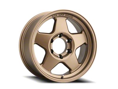 DX4 Wheels Rover Frozen Bronze 6-Lug Wheel; 17x8.5; -18mm Offset (23-24 Colorado)