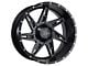 DX4 Wheels SKULL Flat Black 5-Lug Wheel; 20x11.5; -40mm Offset (87-90 Dakota)