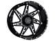 DX4 Wheels SKULL Gloss Black Milled 5-Lug Wheel; 20x11.5; -40mm Offset (87-90 Dakota)