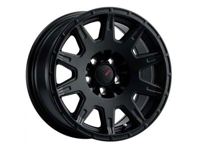 DX4 Wheels X-TRAIL Flat Black 5-Lug Wheel; 16x7; 30mm Offset (87-90 Dakota)