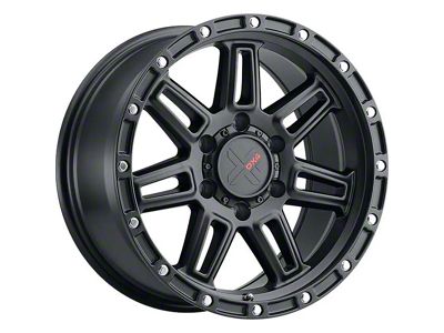 DX4 Wheels REBEL Flat Black 6-Lug Wheel; 17x8.5; 10mm Offset (21-24 F-150)