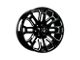 DX4 Wheels BOOST Gloss Black Milled 5-Lug Wheel; 20x9; 10mm Offset (02-08 RAM 1500, Excluding Mega Cab)