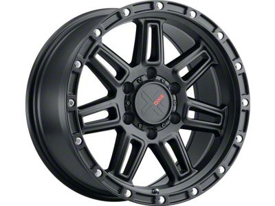 DX4 Wheels Rebel Flat Black 5-Lug Wheel; 20x9; 10mm Offset (02-08 RAM 1500, Excluding Mega Cab)