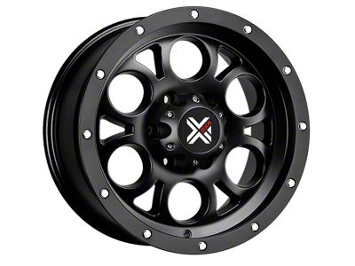 DX4 Wheels TUFF Flat Black 5-Lug Wheel; 17x8.5; -6mm Offset (02-08 RAM 1500, Excluding Mega Cab)
