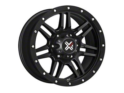 DX4 Wheels 7S Flat Black 8-Lug Wheel; 18x9; 18mm Offset (19-24 RAM 2500)