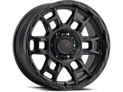 DX4 Wheels Beast Flat Black 6-Lug Wheel; 17x8.5; -18mm Offset (19-23 Ranger)