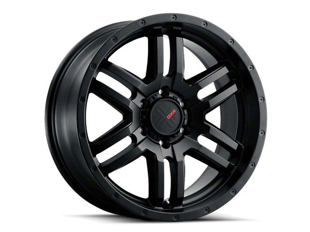 DX4 Wheels DYNO Flat Black 6-Lug Wheel; 20x9; 10mm Offset (19-23 Ranger)