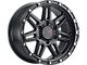 DX4 Wheels REBEL Flat Black 8-Lug Wheel; 18x9; 0mm Offset (07-10 Silverado 3500 HD SRW)