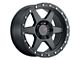 DX4 Wheels RECON Flat Black 8-Lug Wheel; 18x9; 0mm Offset (07-10 Silverado 3500 HD SRW)