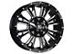 DX4 Wheels RENEGADE Gloss Black Milled 8-Lug Wheel; 20x9; 12mm Offset (07-10 Silverado 3500 HD SRW)