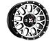 DX4 Wheels GEAR Flat Black Machined 6-Lug Wheel; 17x8.5; -6mm Offset (15-20 Yukon)