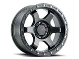 DX4 Wheels NITRO Flat Black 6-Lug Wheel; 17x8.5; -18mm Offset (15-20 Yukon)