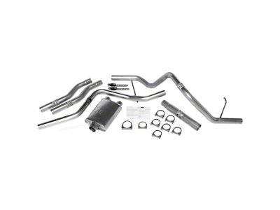 Dynomax Super Turbo Dual Exhaust System; Rear Exit (94-01 3.9L RAM 1500)