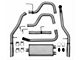 Dynomax Ultra Flo Welded Dual Exhaust System with Polished Tips; Rear Exit (04-08 5.4L F-150)