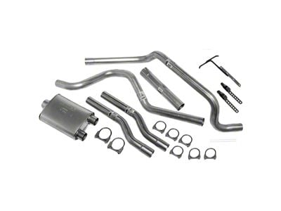 Dynomax Super Turbo Dual Exhaust System; Rear Exit (99-04 6.8L F-250 Super Duty)