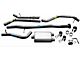 Dynomax Ultra Flo Welded Dual Exhaust System with Polished Tips; Rear Exit (07-08 4.8L Silverado 1500)