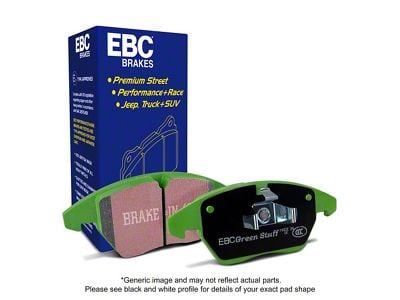 EBC Brakes Greenstuff 6000 Elite Truck and SUV Organic Brake Pads; Front Pair (15-20 Canyon)