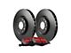 EBC Brakes Stage 1 Ultimax 6-Lug Brake Rotor and Pad Kit; Rear (15-20 Canyon)