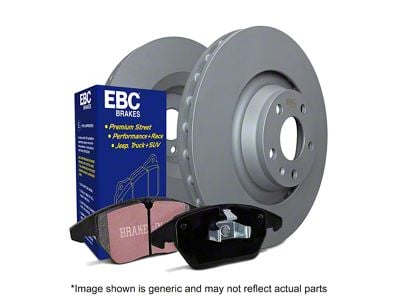 EBC Brakes Stage 1 Ultimax 6-Lug Brake Rotor and Pad Kit; Rear (15-20 Canyon)