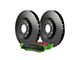 EBC Brakes Stage 14 Greenstuff 6000 6-Lug Brake Rotor and Pad Kit; Rear (15-20 Canyon)