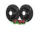 EBC Brakes Stage 2 Greenstuff 6000 6-Lug Brake Rotor and Pad Kit; Rear (15-20 Canyon)