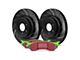 EBC Brakes Stage 3 Greenstuff 6000 6-Lug Brake Rotor and Pad Kit; Rear (15-20 Canyon)