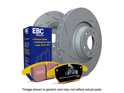 EBC Brakes Stage 9 Yellowstuff 6-Lug Brake Rotor and Pad Kit; Front (15-20 Canyon)