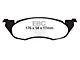 EBC Brakes Greenstuff 6000 Elite Truck and SUV Organic Brake Pads; Front Pair (91-96 2WD Dakota)