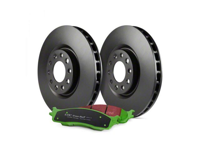 EBC Brakes Stage 14 Greenstuff 6000 6-Lug Brake Rotor and Pad Kit; Front (00-02 Dakota)