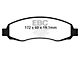 EBC Brakes Ultimax OEM Plus Organic Brake Pads; Front Pair (03-04 Dakota)