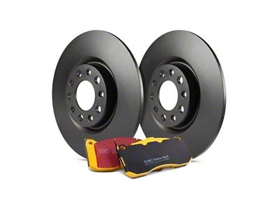 EBC Brakes Stage 13 Yellowstuff 5-Lug Brake Rotor and Pad Kit; Rear (97-Early 00 F-150 w/ Rear Disc Brakes)