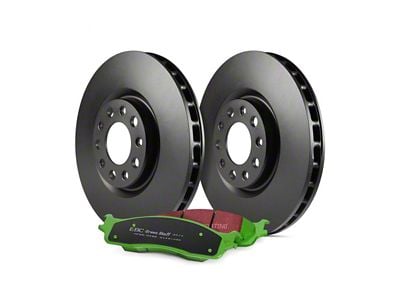 EBC Brakes Stage 14 Greenstuff 6000 7-Lug Brake Rotor and Pad Kit; Front (10-14 F-150)