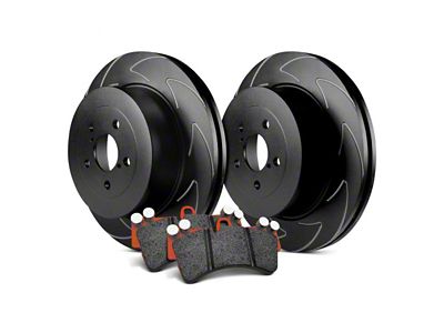 EBC Brakes Stage 7 Orangestuff 6-Lug Brake Rotor and Pad Kit; Rear (12-14 2WD/4WD F-150; 15-20 F-150 w/ Manual Parking Brake)