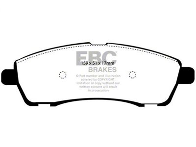 EBC Brakes Greenstuff 6000 Elite Truck and SUV Organic Brake Pads; Rear Pair (99-04 F-250 Super Duty)