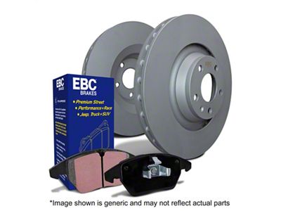 EBC Brakes Stage 1 Ultimax 8-Lug Brake Rotor and Pad Kit; Front (99-02 2WD F-250 Super Duty w/ 4-Wheel ABS)