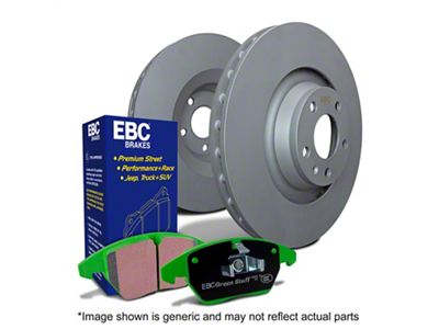 EBC Brakes Stage 14 Greenstuff 6000 8-Lug Brake Rotor and Pad Kit; Front (99-00 2WD F-250 Super Duty)