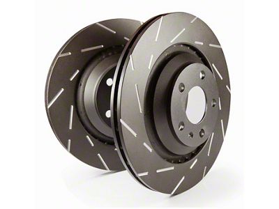 EBC Brakes USR Series Sport Slotted 8-Lug Rotors; Rear Pair (11-12 4WD F-250 Super Duty)