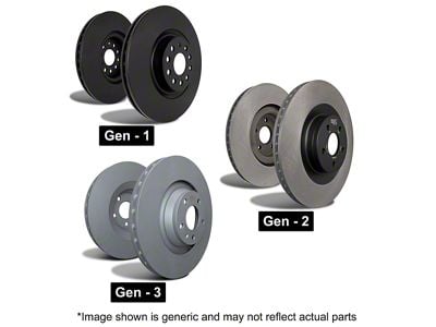 EBC Brakes RK Series Premium OE-Style 8-Lug Rotors; Rear Pair (11-12 4WD F-350 Super Duty SRW)