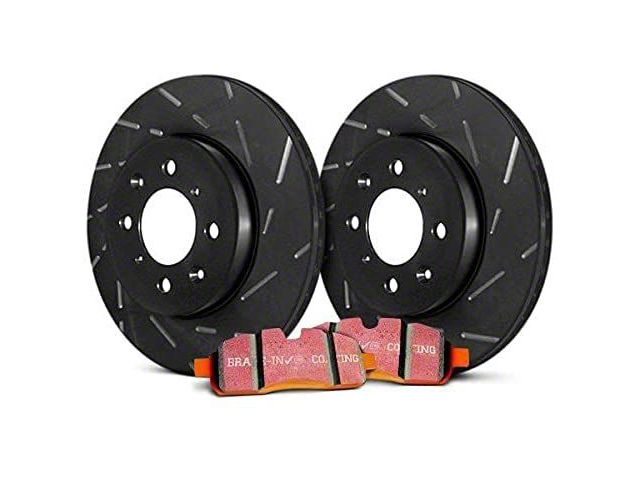 EBC Brakes Stage 15 Orangestuff 8-Lug Brake Rotor and Pad Kit; Rear (13-22 F-350 Super Duty SRW)