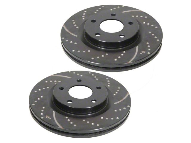 EBC Brakes GD Sport Slotted 5-Lug Rotors; Rear Pair (02-18 RAM 1500, Excluding SRT-10 & Mega Cab)