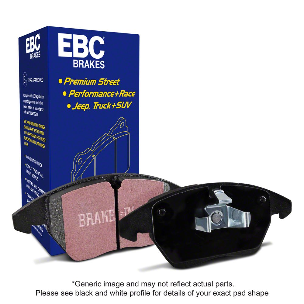 EBC Brakes RAM 1500 Ultimax OEM Plus Organic Brake Pads; Rear Pair ...